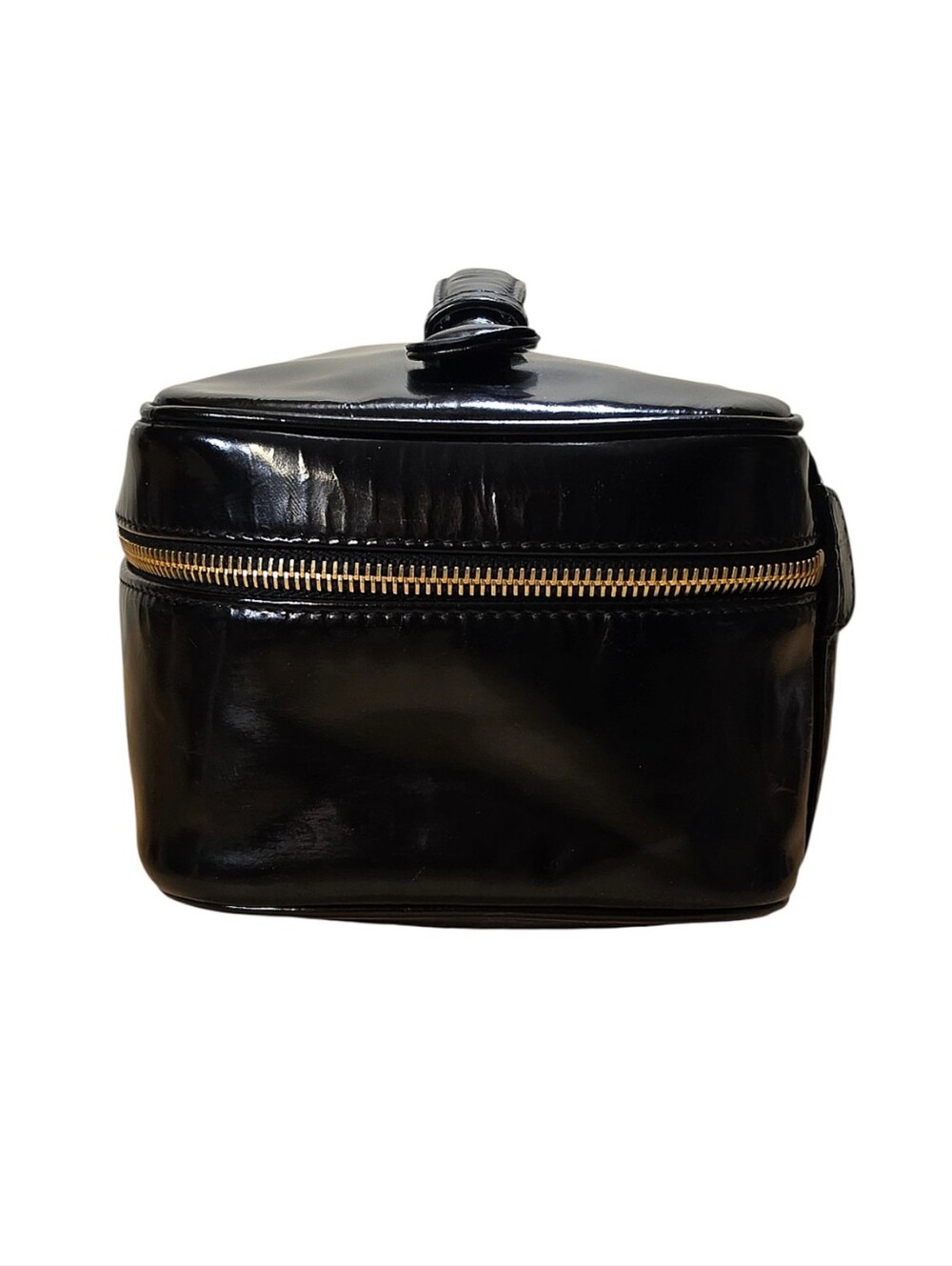 CHANEL PATENT LEATHER VANITY CASE - Picture 3 of 16